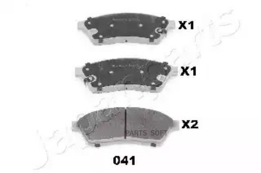

Тормозные колодки Japanparts передние PA041AF