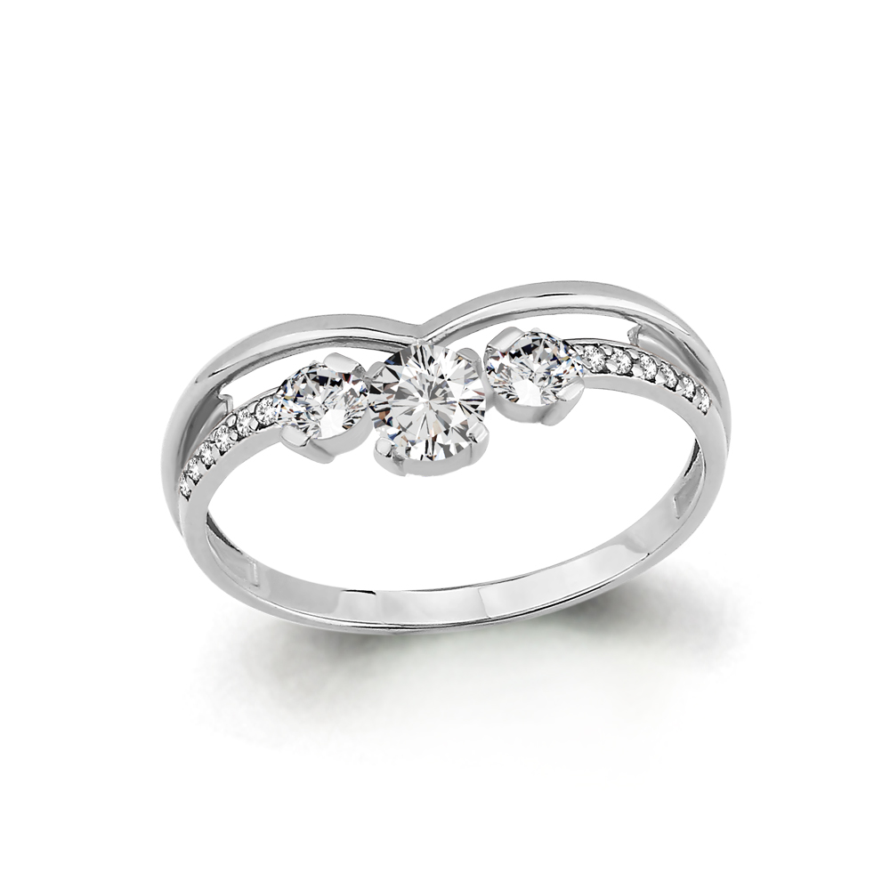 

Кольцо из серебра р. 17,5 AQUAMARINE 68114А_925_з, 68114А_925_з