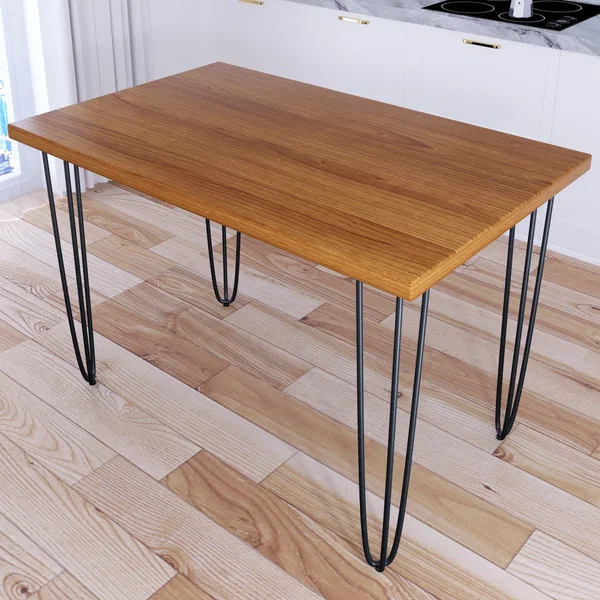 

Стол кухонный Solarius Loft металл-дерево 130х75х75 цвет ольхи с черными ножками-шпильками, Loft металл-дерево 130х75х75