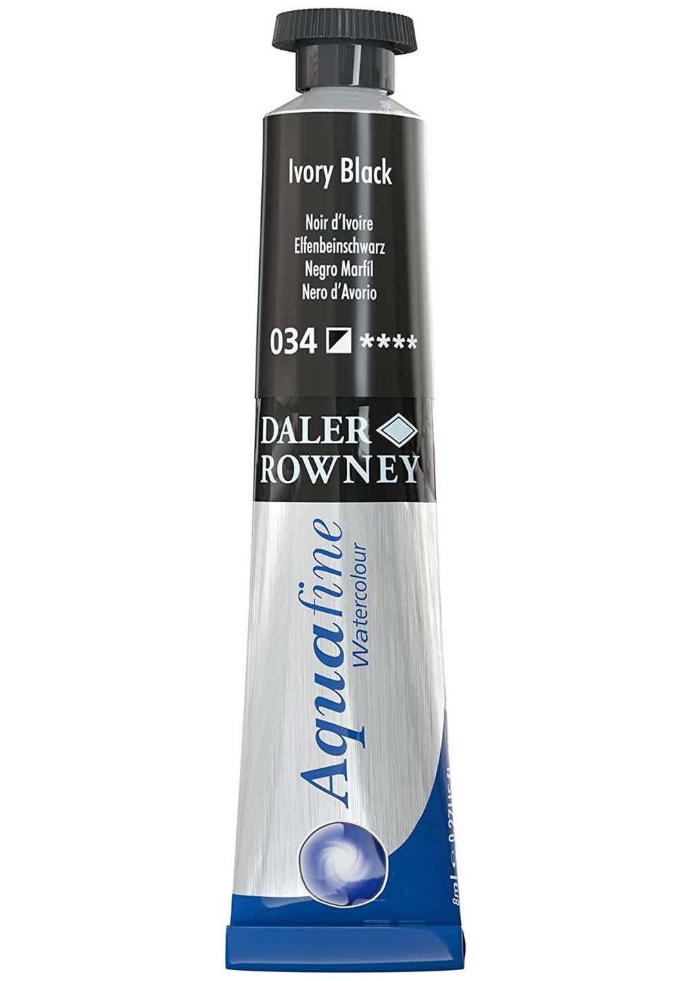 Краска акварельная Daler Rowney Aquafine, 8 мл Кость жженая