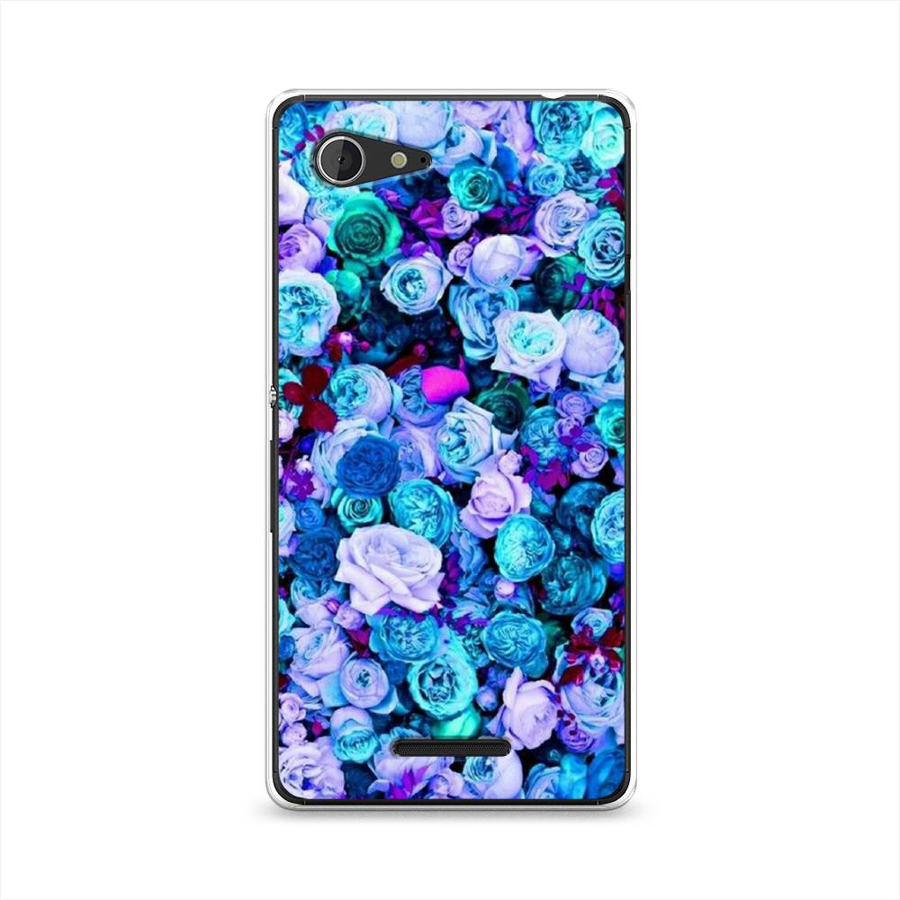 

Чехол на Sony Xperia E3 "Цветочный ковер", Фиолетовый, 52750-2