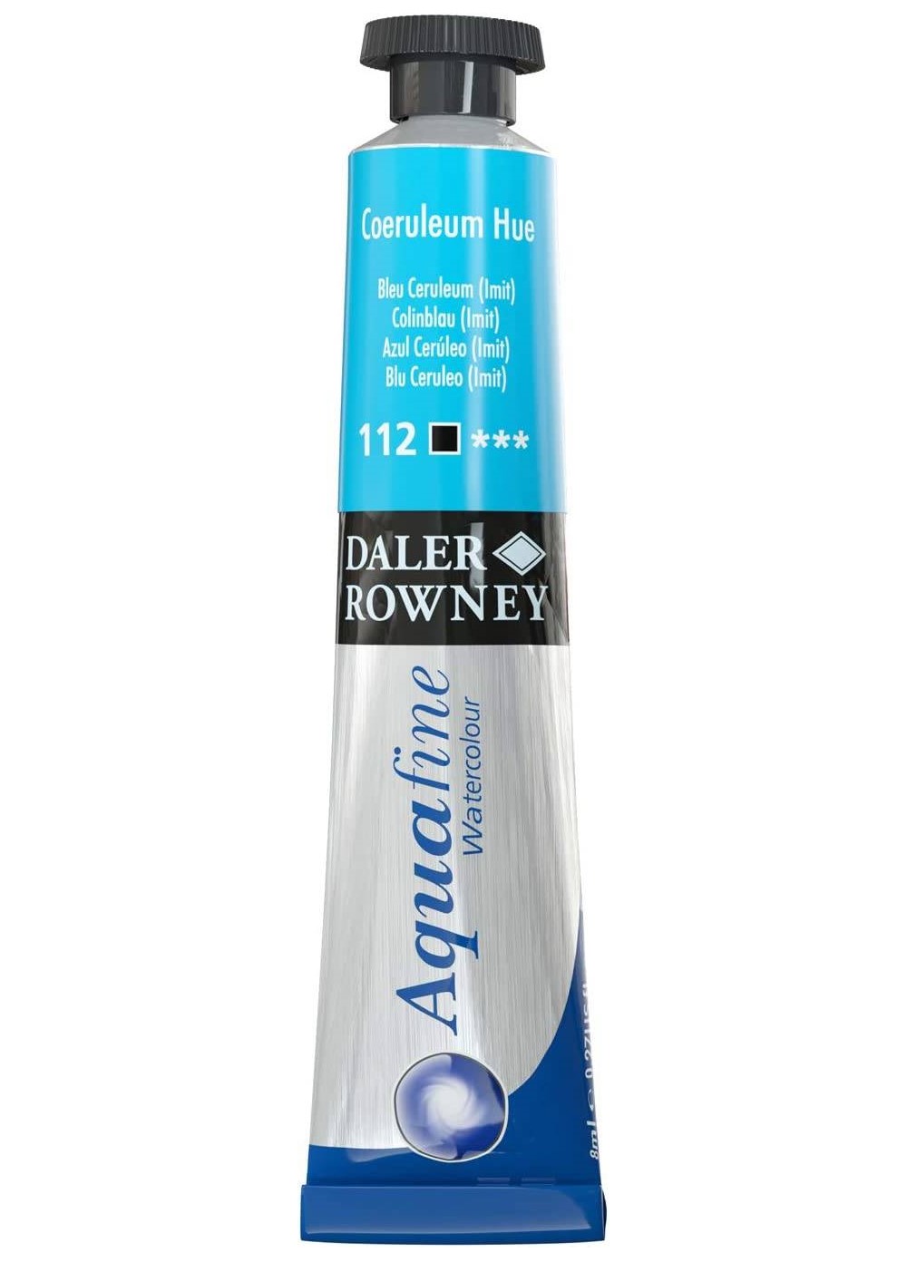 Краска акварельная Daler Rowney Aquafine, 8 мл Церулеум