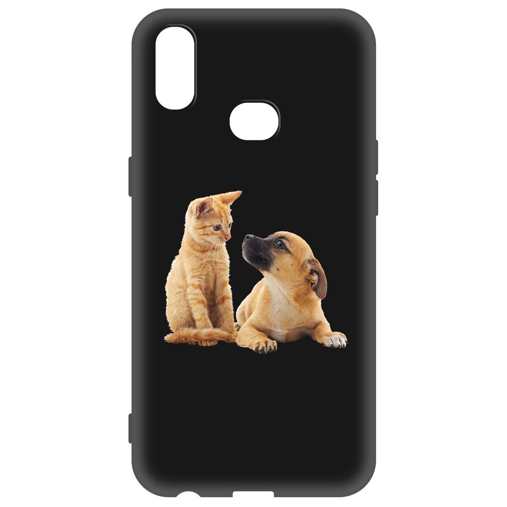 

Чехол-накладка Krutoff Soft Case Лучшие друзья для Samsung Galaxy A10s (A107) черный