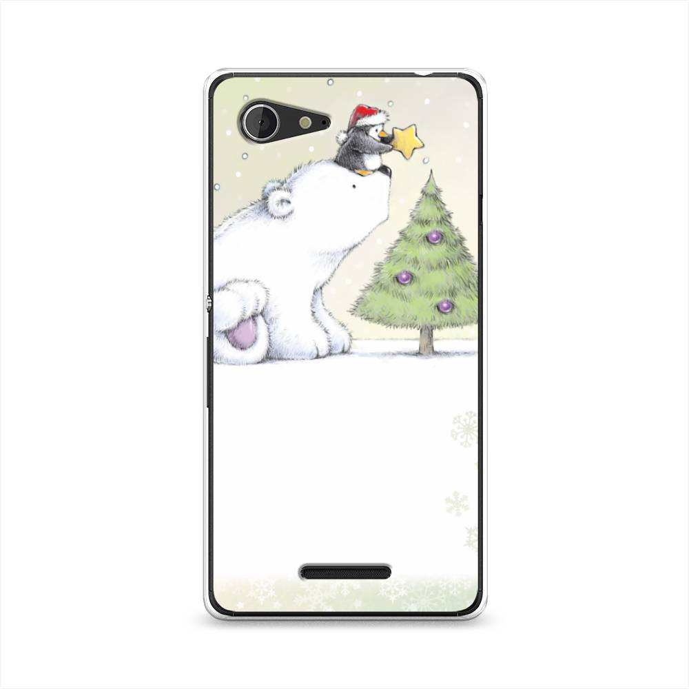 

Чехол на Sony Xperia E3 "Украшение елки", Белый;бежевый, 52750-5