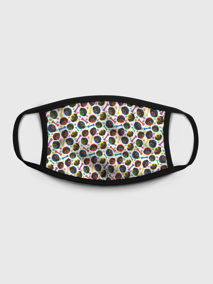 

Многоразовая маска унисекс Burnettie Такса Красочный Дизайн, Разноцветный, Такса Красочный Дизайн