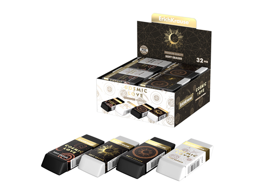 

Ластик ErichKrause Magic Sky (в коробке по 32 шт.), Черный, Magic Sky
