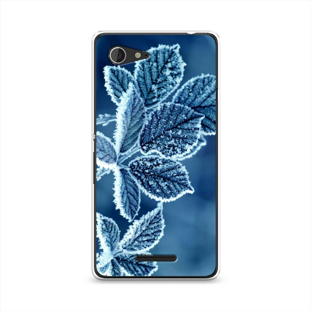 

Чехол на Sony Xperia E3 "Зима 6", Голубой;белый, 52750-2