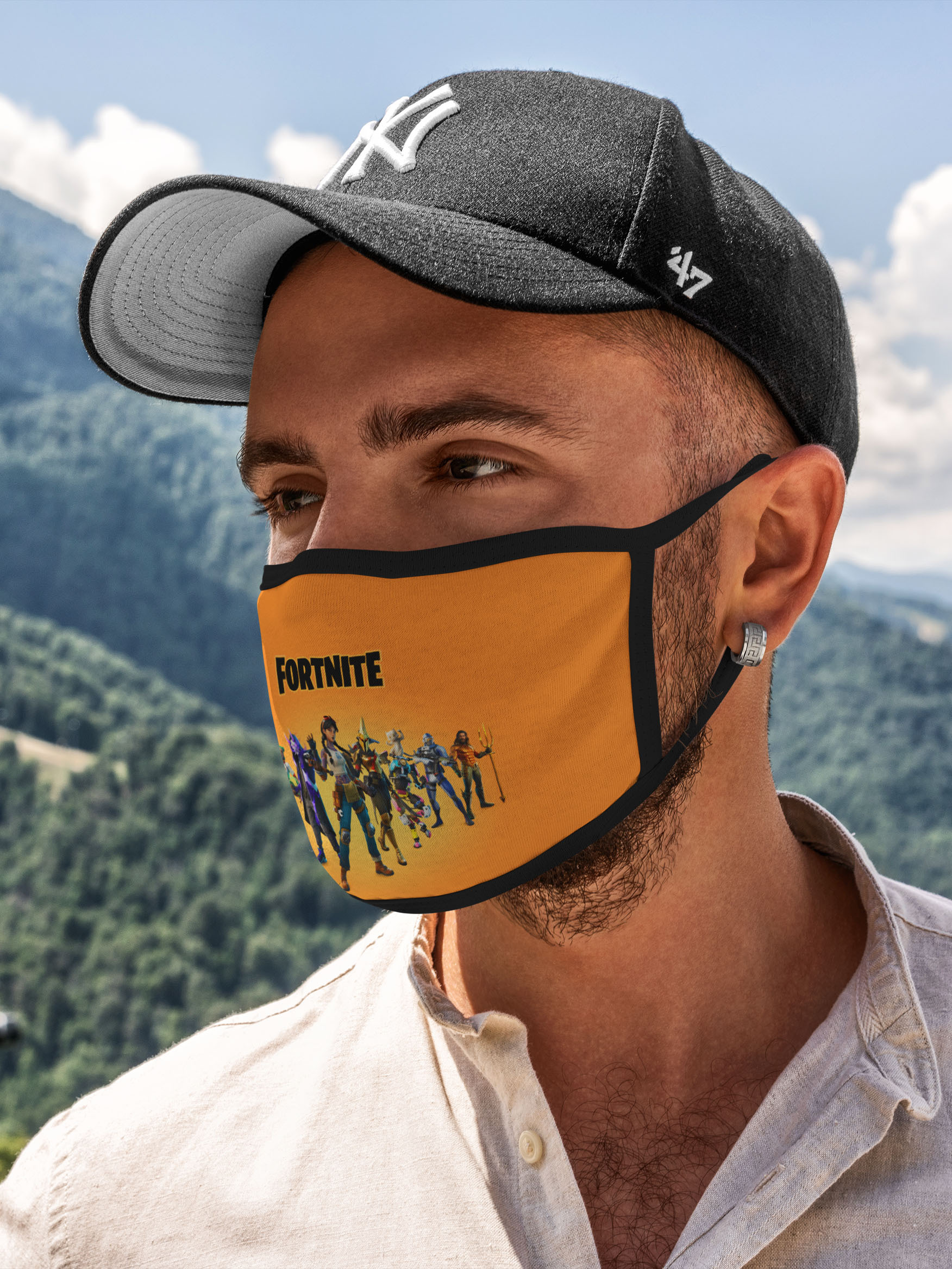 

Многоразовая маска унисекс Burnettie Fortnite 3 Season Часть 2, Разноцветный, Fortnite 3 Season Часть 2