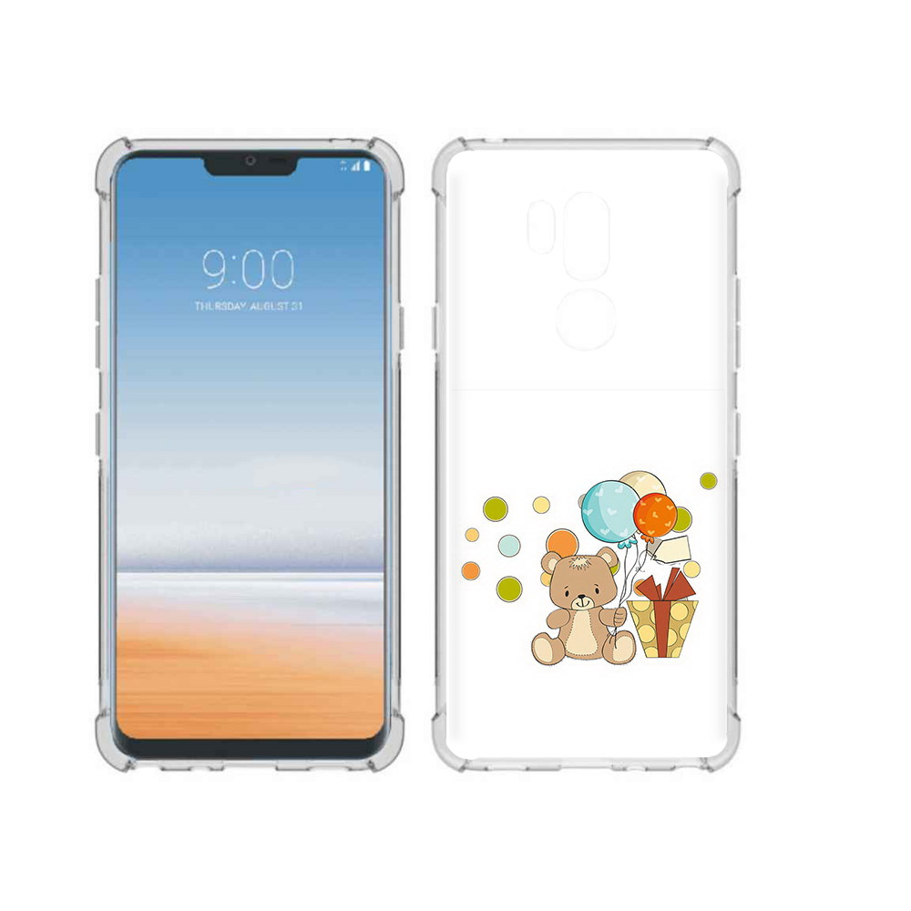 

Чехол MyPads Tocco для LG G7 ThinQ медвеженок с подарком, Прозрачный, Tocco