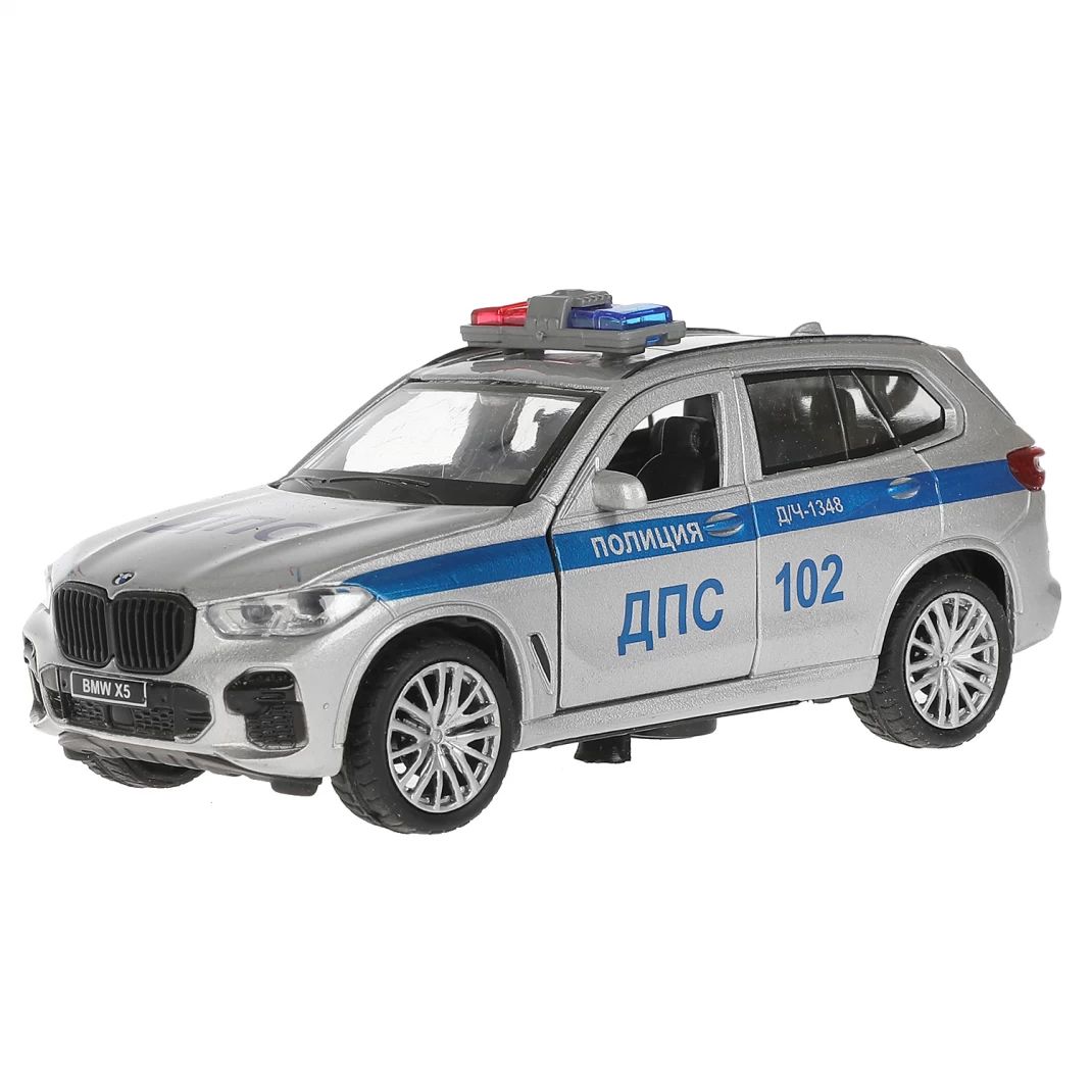 

игрушечная машинка Технопарк BMW X5 M-SPORT Полиция серебристая, Серебристый