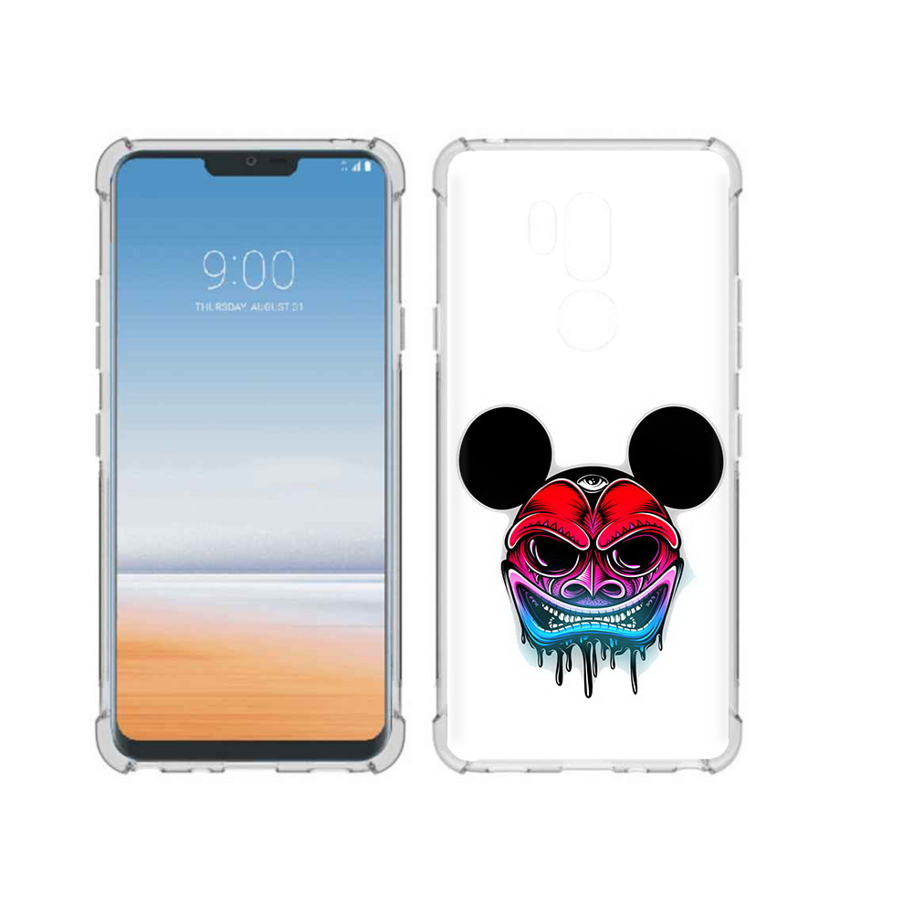 

Чехол MyPads Tocco для LG G7 ThinQ микки в маске, Прозрачный, Tocco