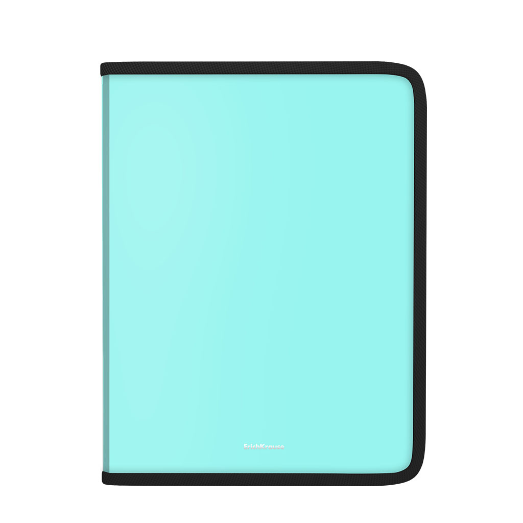 

Папка для тетрадей ErichKrause Matt Pastel Mint пластиковая на молнии A5+ 4 шт., Бирюзовый, Matt Pastel Mint, A5+