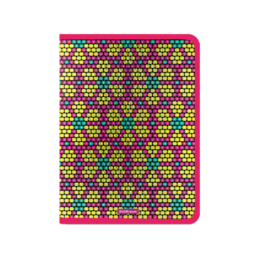 

Папка для тетрадей ErichKrause Pink&Yellow Beads пластиковая на молнии А4+ 4 шт., Красный, Pink 26amp;Yellow Beads, А4+
