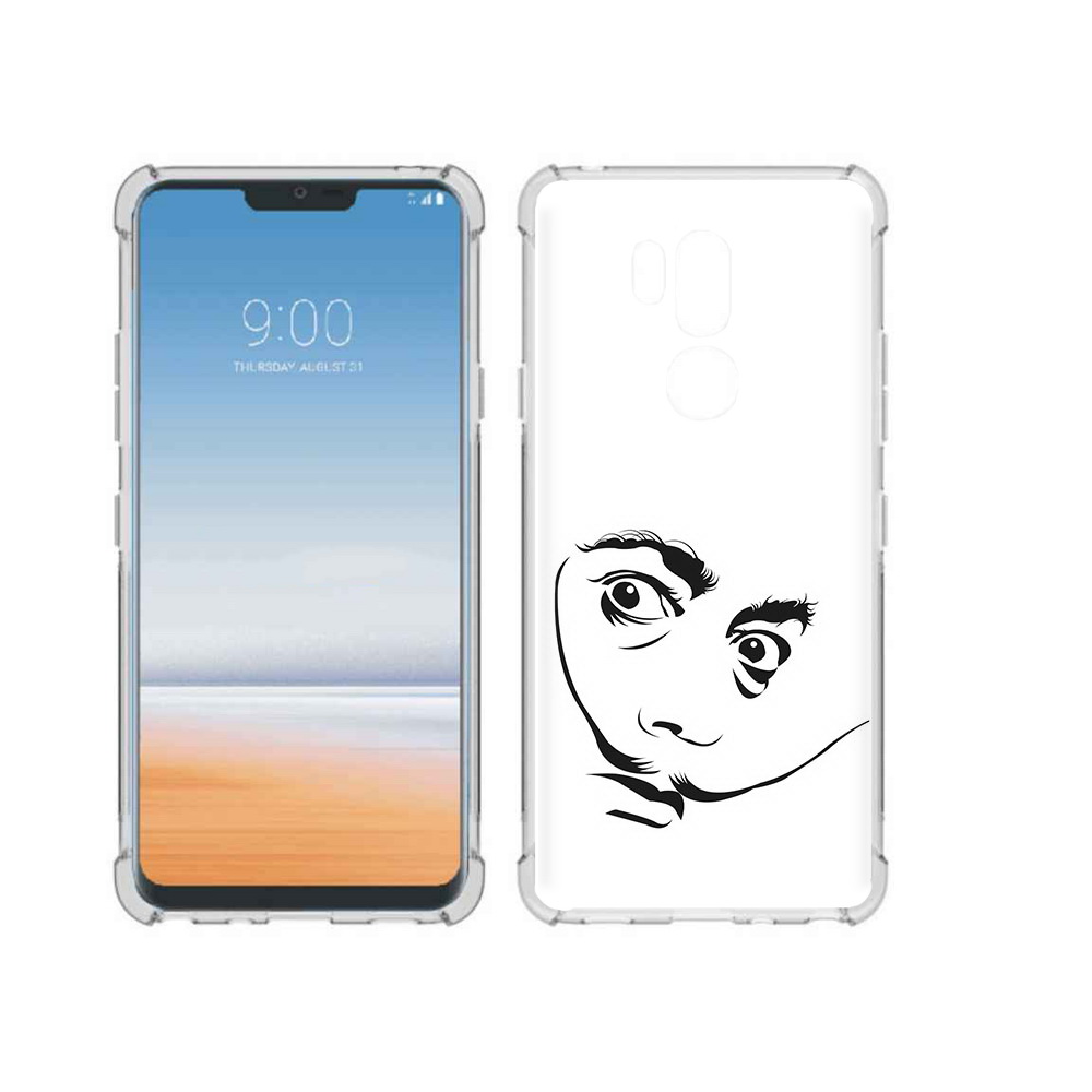 

Чехол MyPads Tocco для LG G7 ThinQ мужчина с длинными усами, Прозрачный, Tocco