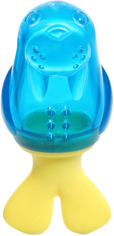 

Игрушка для собак Triol Морж охлаждающая, желтый, синий, 15.5 см