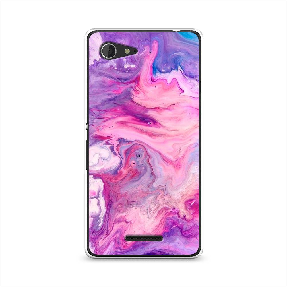 

Чехол на Sony Xperia E3 "Нежно-розовая абстракция", Розовый, 52750-3
