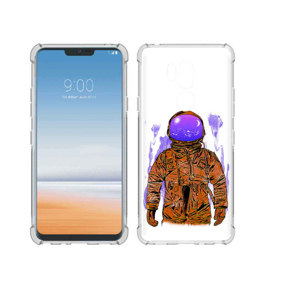 

Чехол MyPads Tocco для LG G7 ThinQ нарисованный мужчина в скафандре, Прозрачный, Tocco