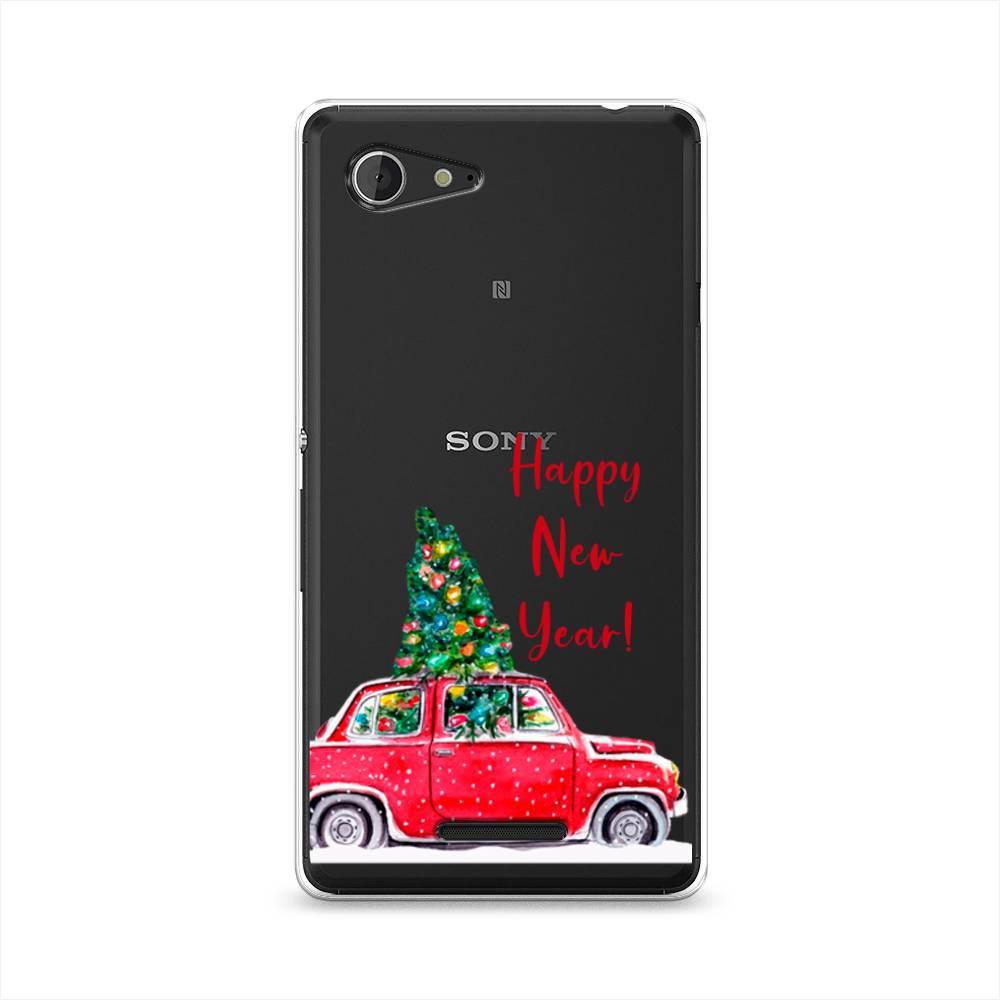 

Чехол на Sony Xperia E3 "Happy New Year", Красный;зеленый, 52750-5