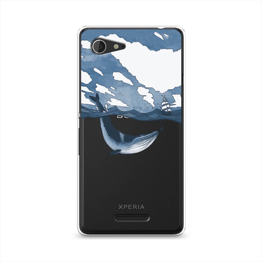 

Чехол на Sony Xperia E3 "Большой кит", Синий, 52750-1