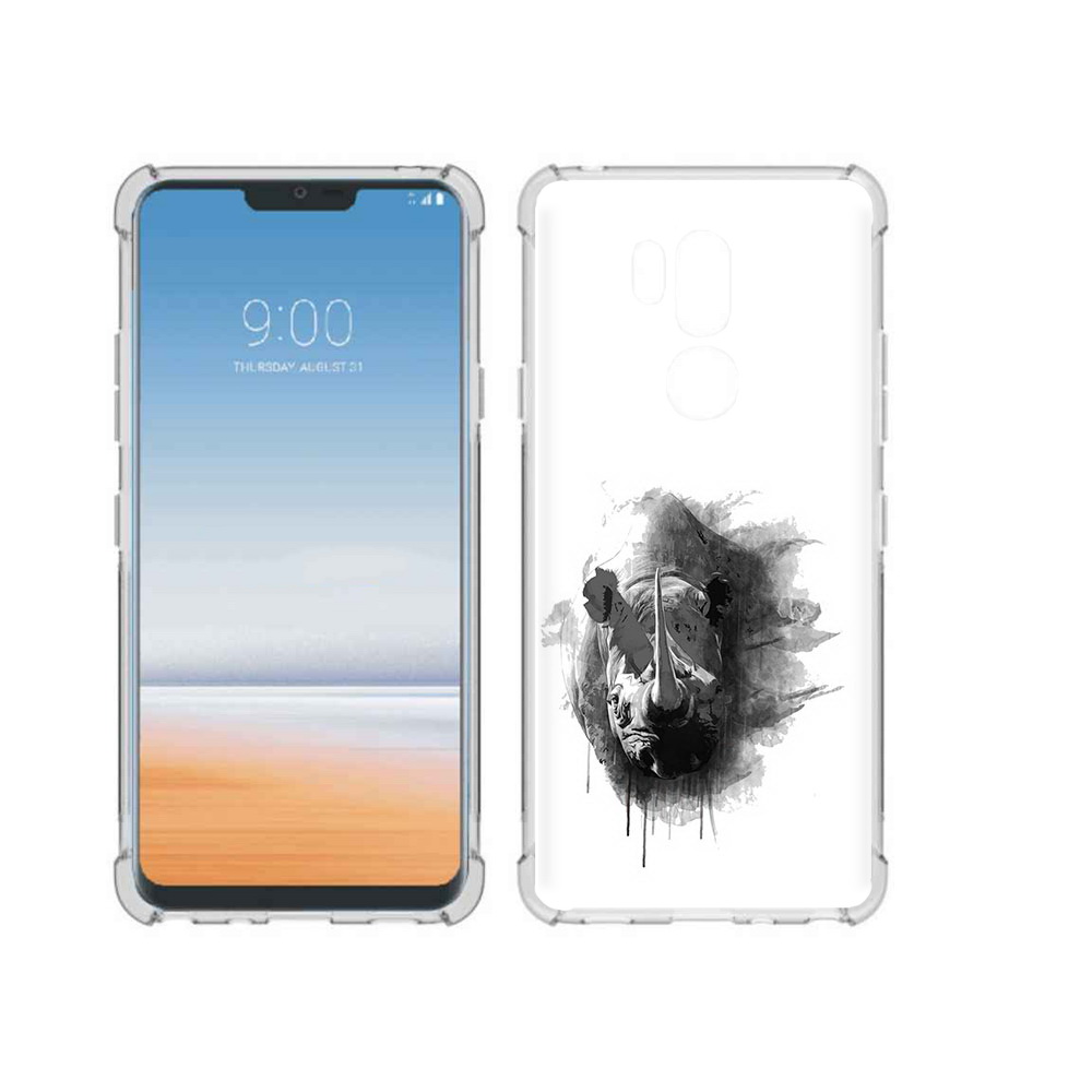 

Чехол MyPads Tocco для LG G7 ThinQ носорог, Прозрачный, Tocco