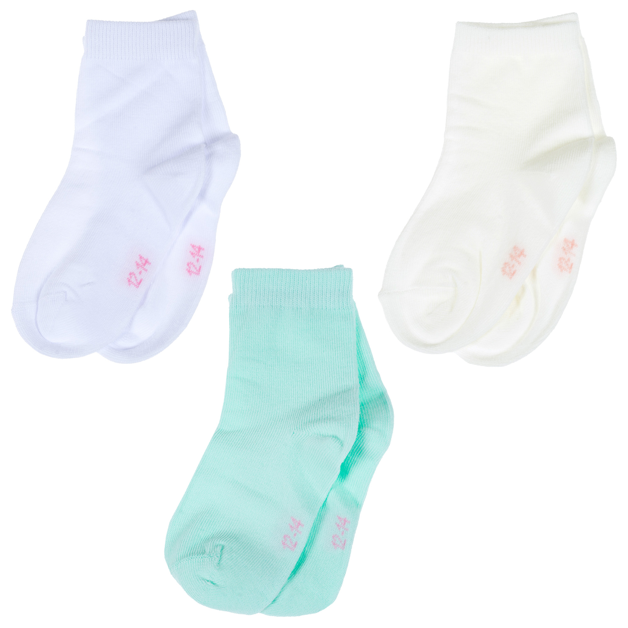 

Носки детские Rusocks Д3-130177Д, белый; бежевый; бирюзовый, 10-12, Д3-130177Д