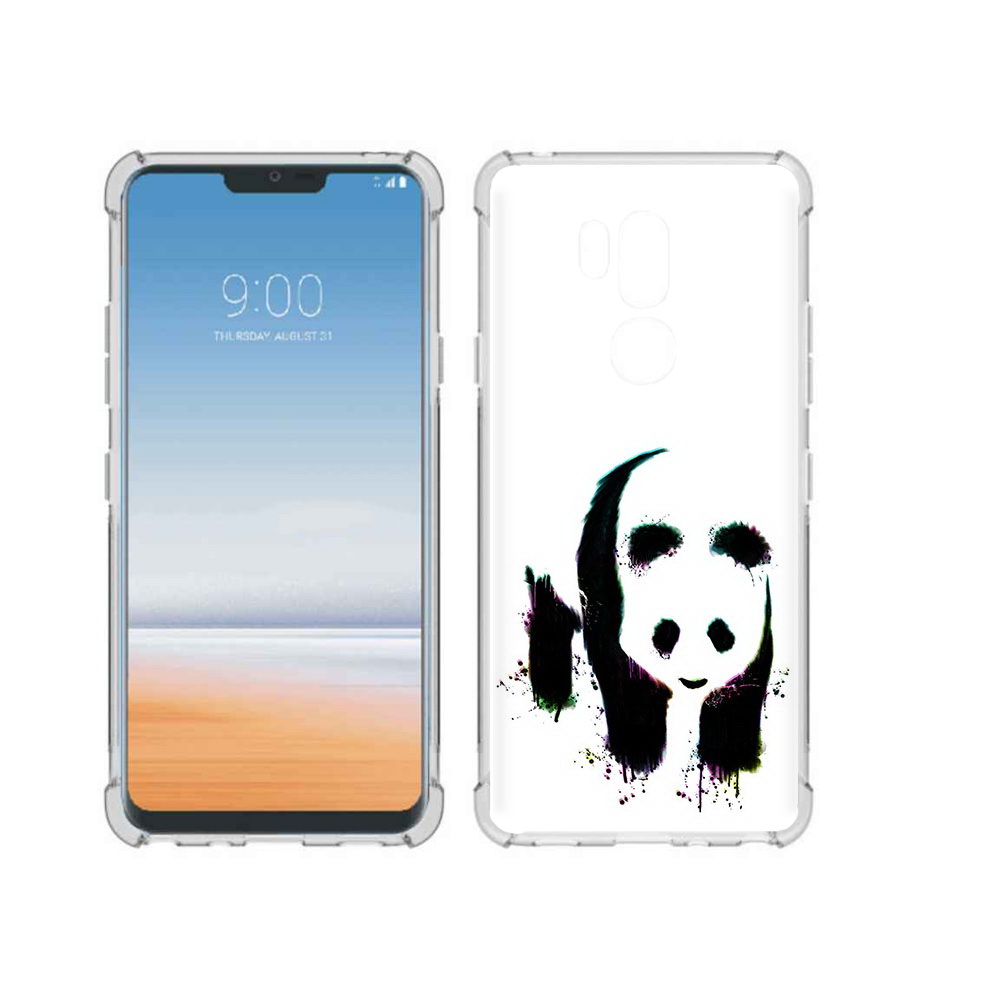 

Чехол MyPads Tocco для LG G7 ThinQ панда в акварели, Прозрачный, Tocco