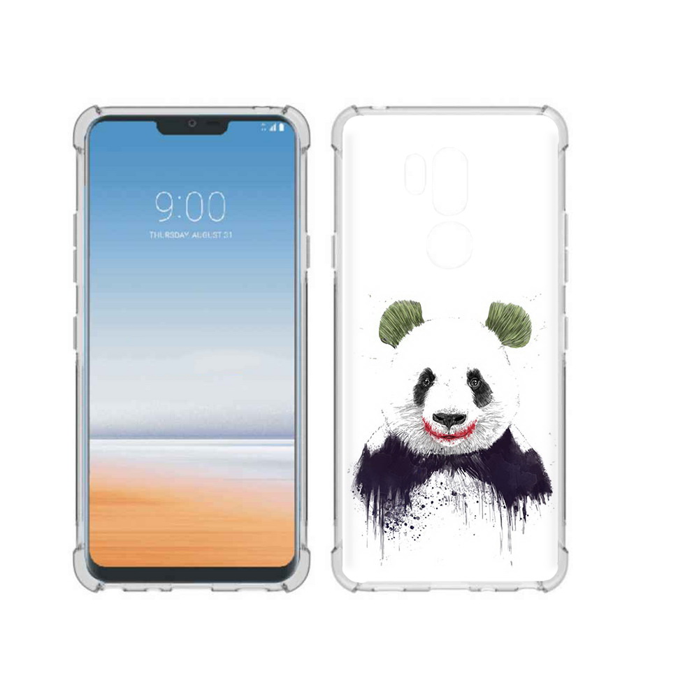 

Чехол MyPads Tocco для LG G7 ThinQ панда джокер, Прозрачный, Tocco