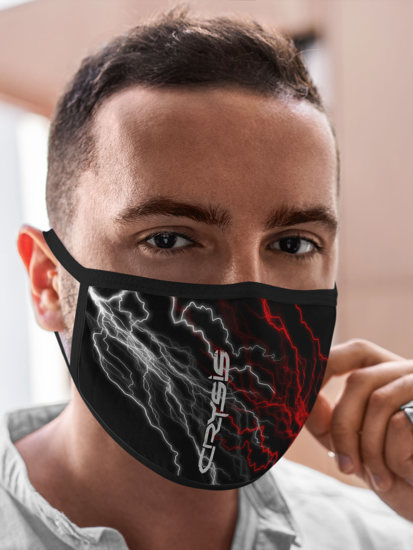 

Многоразовая маска унисекс Burnettie Игры Crysis., Разноцветный, Игры Crysis.