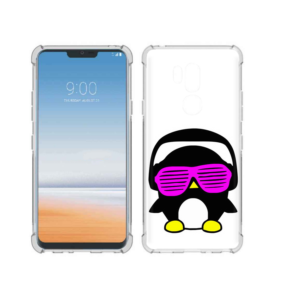 

Чехол MyPads Tocco для LG G7 ThinQ пингвин, Прозрачный, Tocco