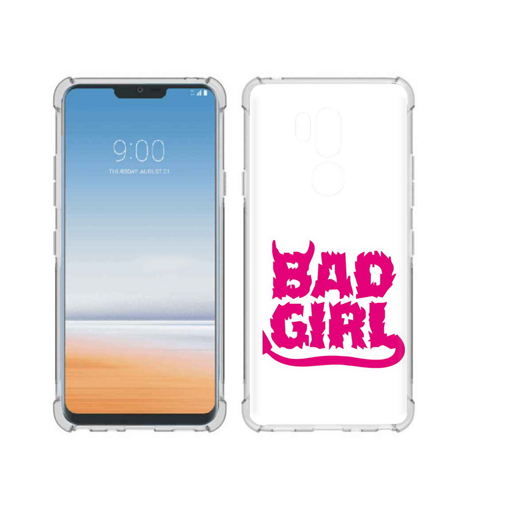 

Чехол MyPads Tocco для LG G7 ThinQ плохая девочка, Прозрачный, Tocco