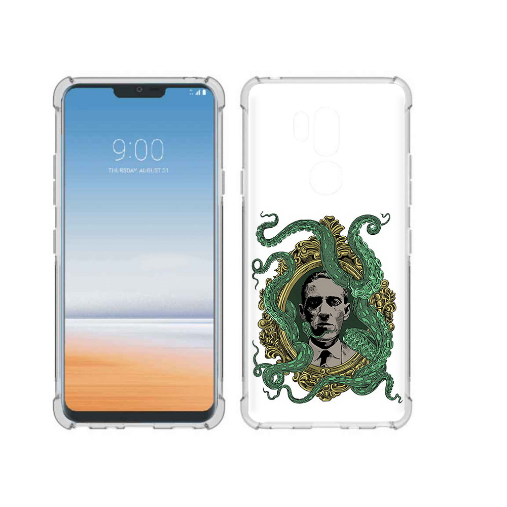 

Чехол MyPads Tocco для LG G7 ThinQ портрет с кракеном, Прозрачный, Tocco