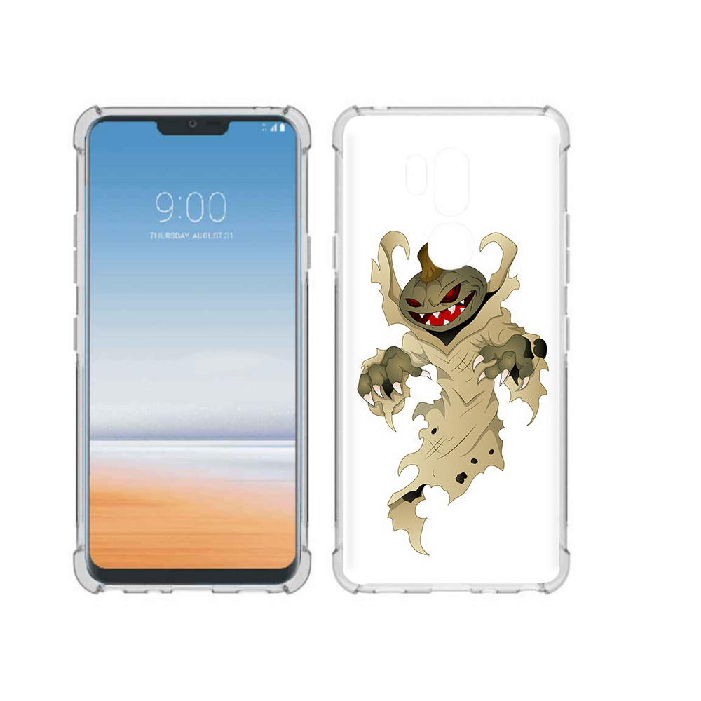 

Чехол MyPads Tocco для LG G7 ThinQ призрак хэллоуина, Прозрачный, Tocco