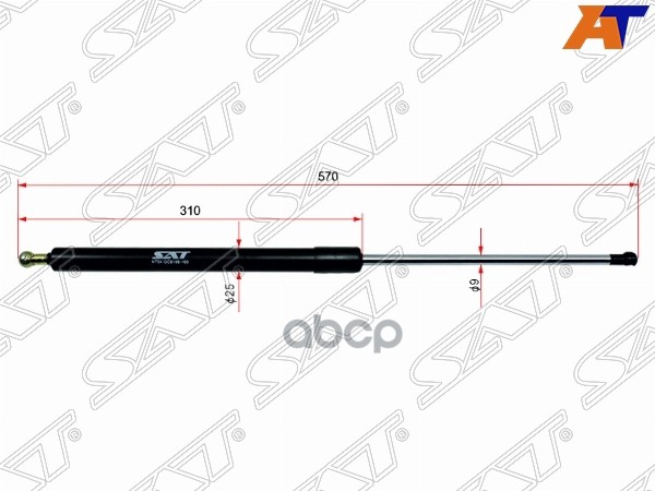 

SAT ST-40-0008 Амортизатор крышки багажника FORD ESCAPE 00-06/MAZDA TRIBUTE 00-07 1шт
