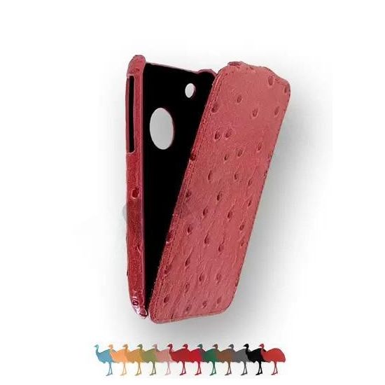 

Кожаный чехол кожа Melkco Jacka Type для Apple iPhone 3GS/3G кирпичный, Розовый
