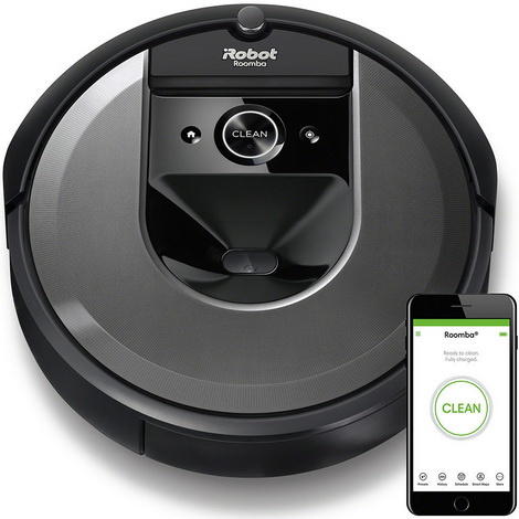 Робот-пылесос iRobot Roomba i7 Plus черный аккумулятор для irobot roomba 500 600 780 800 880