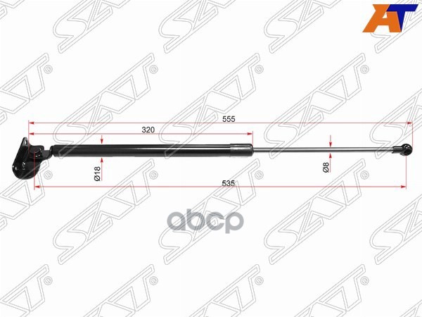 

Амортизатор Крышки Багажника Subaru Impreza 07- Rh (Правый) Sat St-63269-Fg020