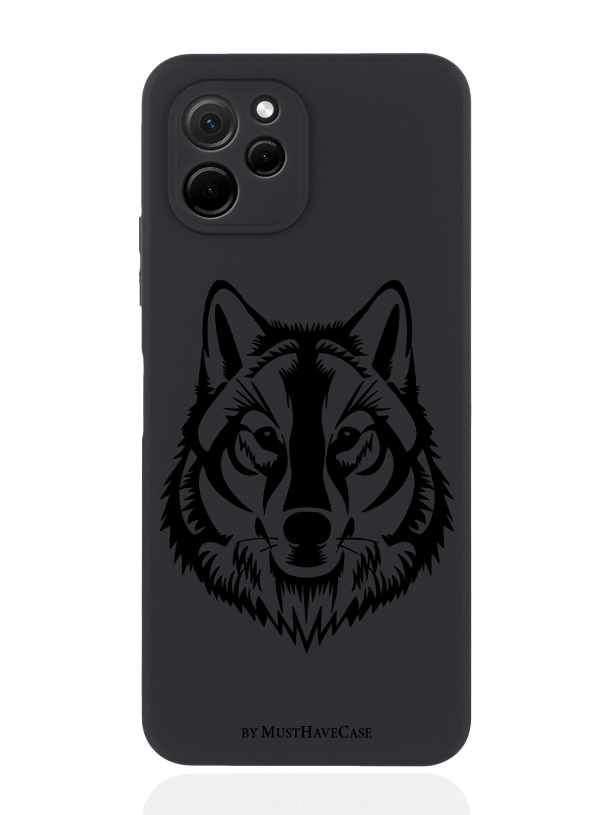 

Чехол MustHaveCase для Huawei Nova Y61 Волк черный