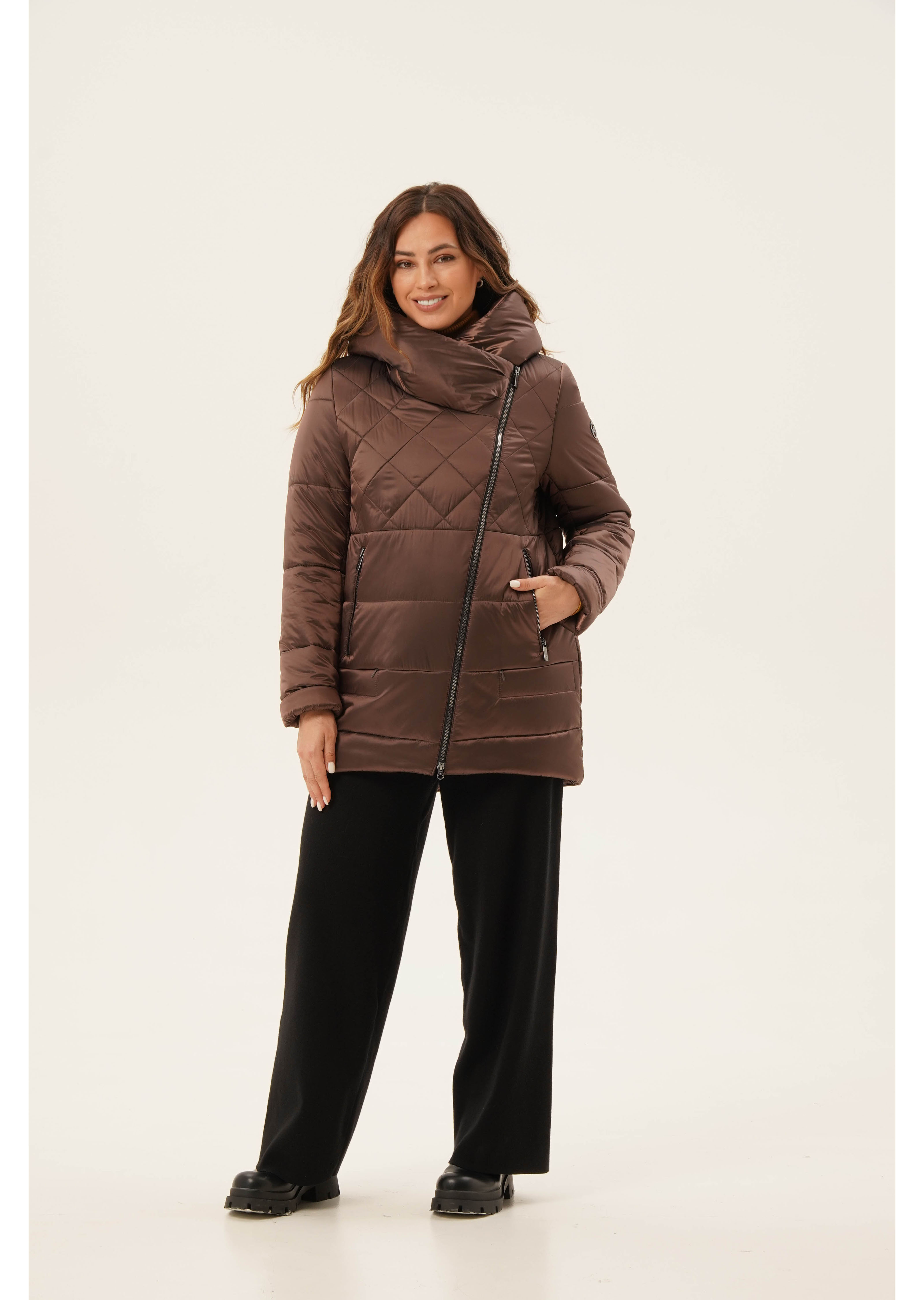 

Куртка женская Maritta 28-3015-50 коричневая 40 EU, Коричневый, 28-3015-50