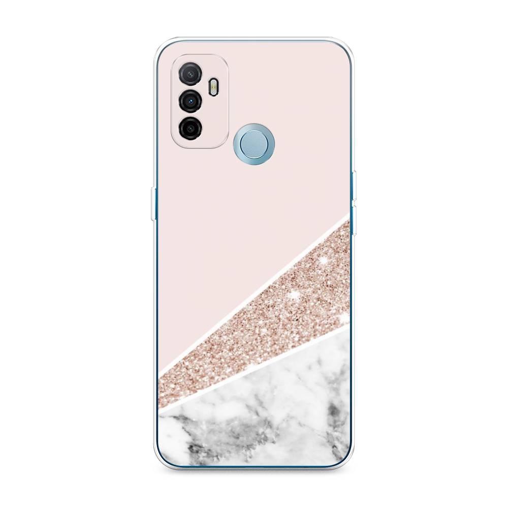 

Чехол для Oppo A53 "Блестящий розовый мрамор", 254350-3