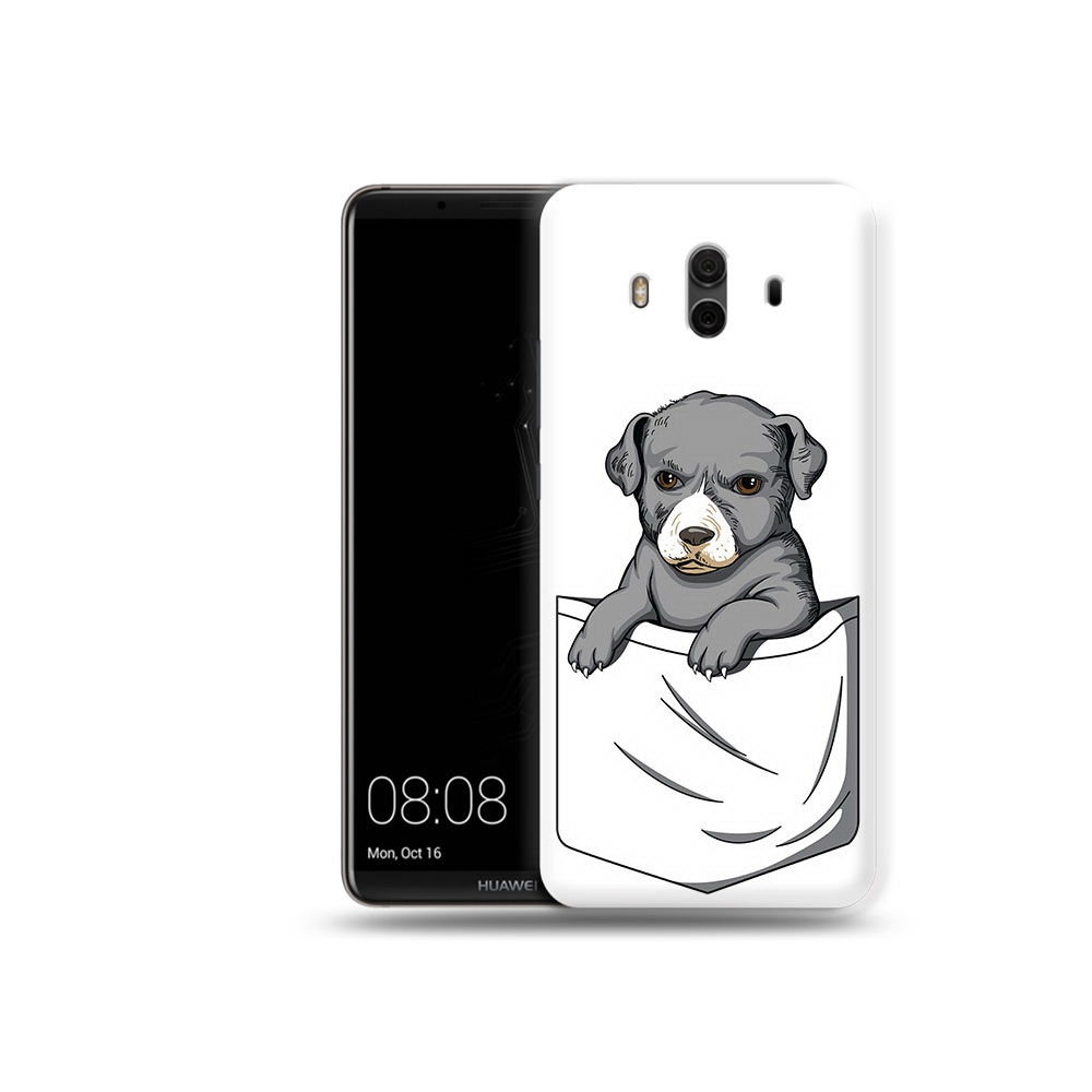 

Чехол MyPads Tocco для Huawei Mate 10 собачка в кармане (PT88364.53.611), Прозрачный, Tocco