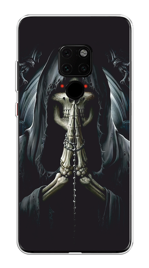 

Чехол на Huawei Mate 20 "Молитва", Серый, 66850-1