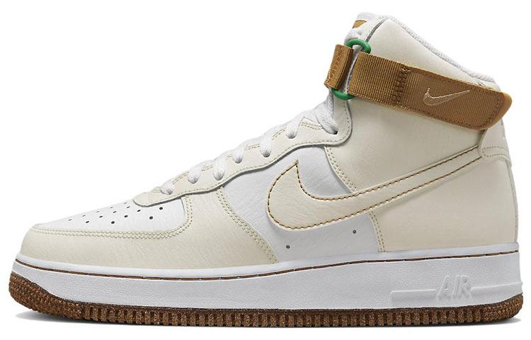 

Кеды унисекс Nike Air Force 1 inspected by swoosh бежевые 43 EU, Бежевый, Air Force 1 inspected by swoosh