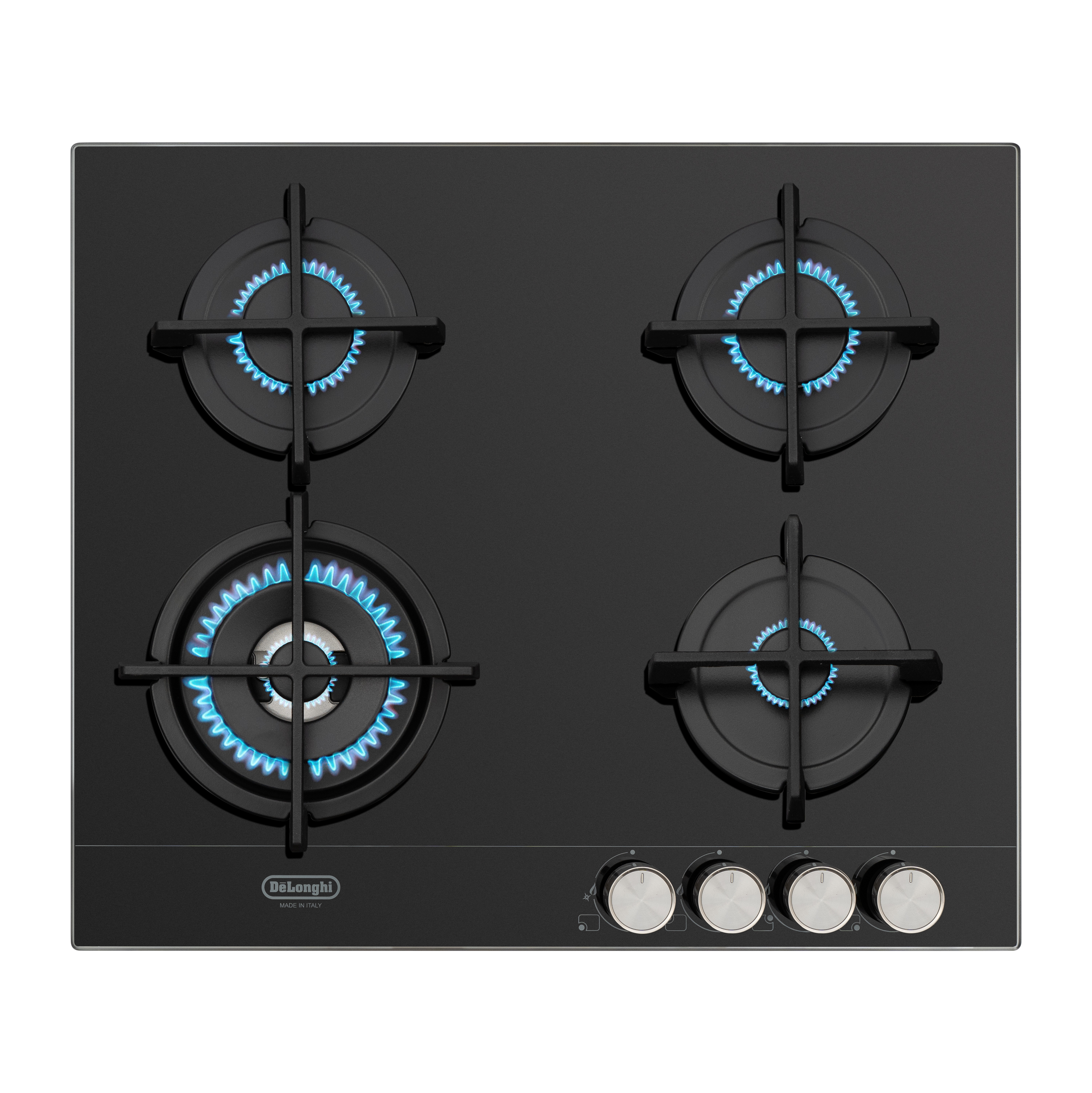 

Встраиваемая варочная панель газовая Delonghi NSL 460 N RUS черный, NSL 460 N RUS