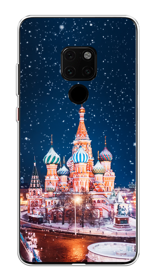 

Чехол на Huawei Mate 20 "Москва 1", Коричневый;синий;белый, 66850-1