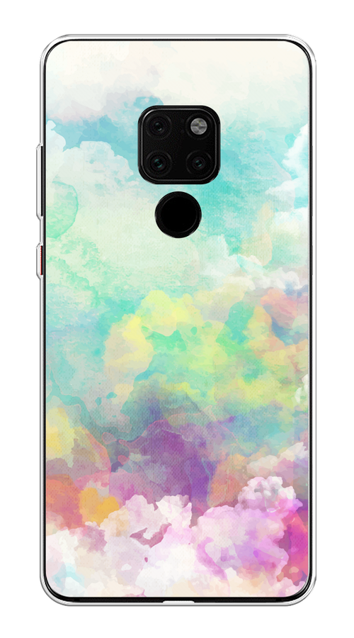 

Чехол на Huawei Mate 20 "Воздушное небо", Белый;голубой;розовый;желтый, 66850-1