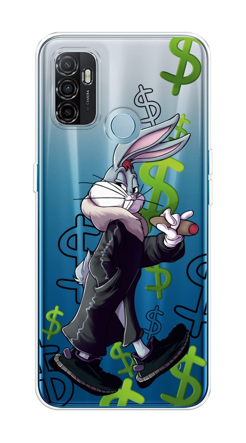 

Чехол на Oppo A53 "Rich Bugs Bunny", Зеленый;черный;голубой, 254350-6