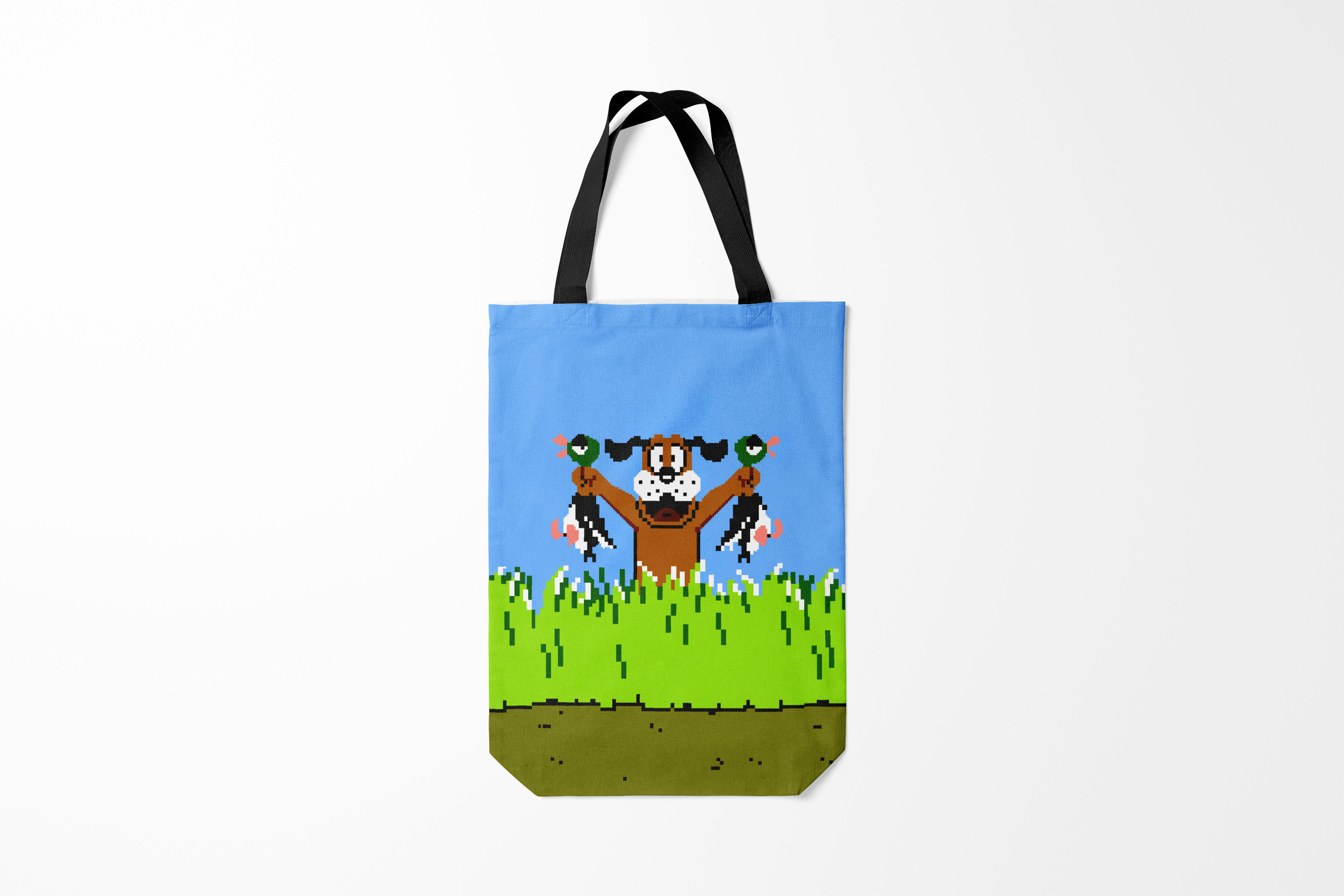

Сумка шoппер унисекс Burnettie Тетрис и денди Duck Hunt,, Тетрис и денди Duck Hunt