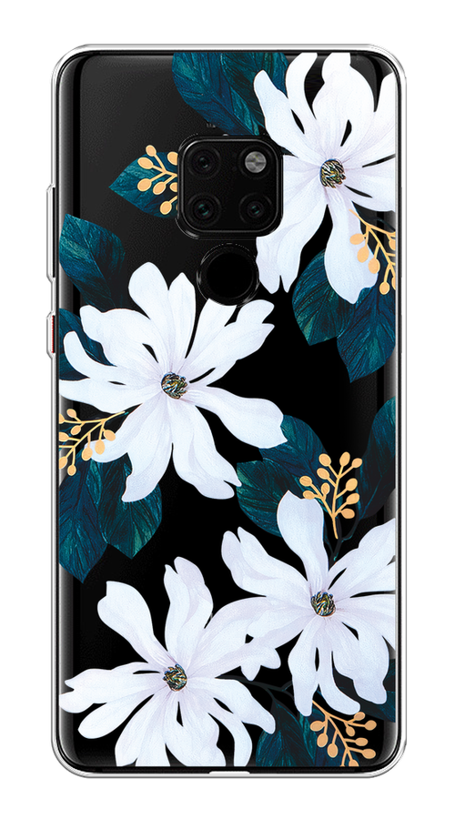 

Чехол на Huawei Mate 20 "Delilah Flower", Зеленый;белый, 66850-1