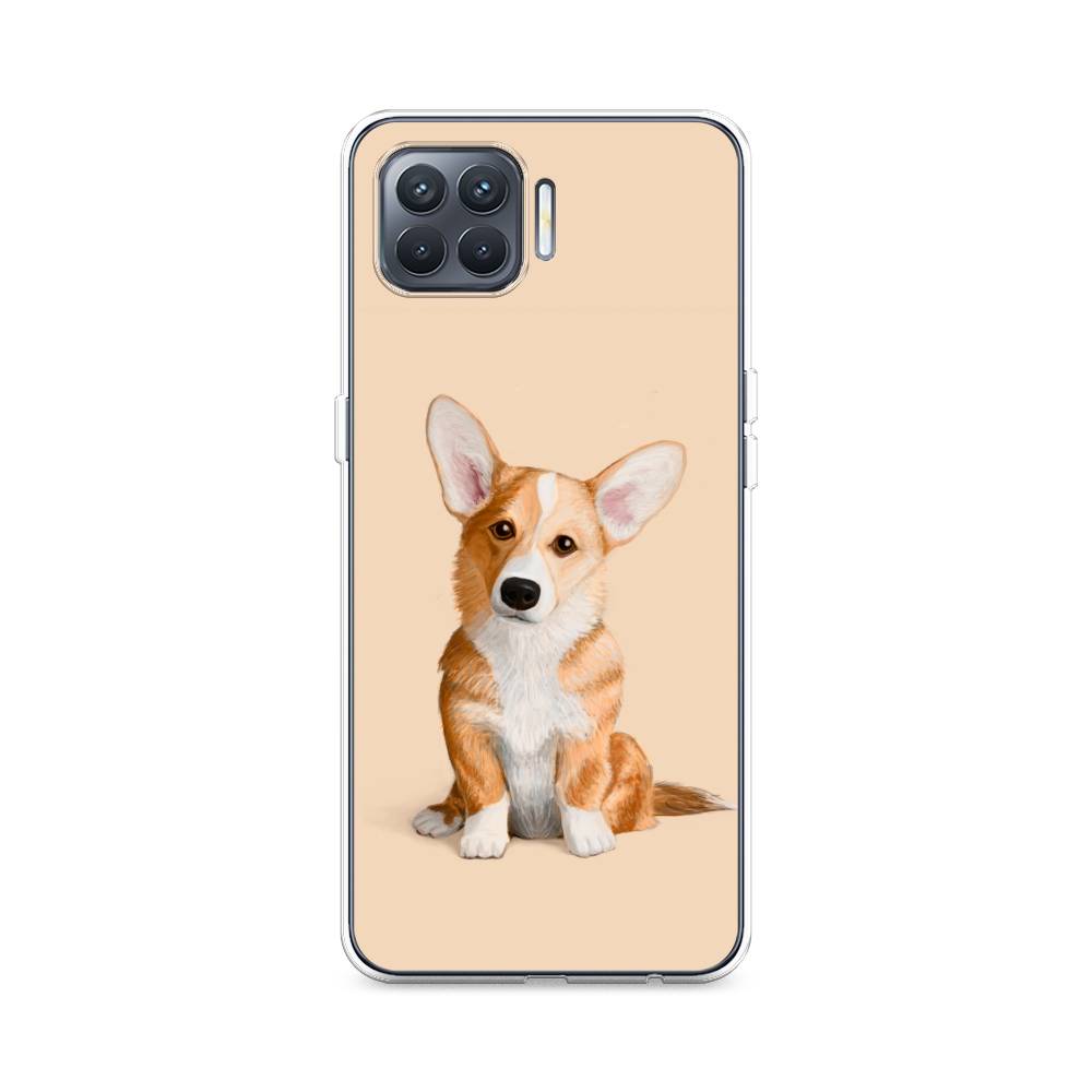 

Чехол для Oppo Reno 4 Lite/A93 "Грустный Корги", Коричневый;бежевый, 254550-1