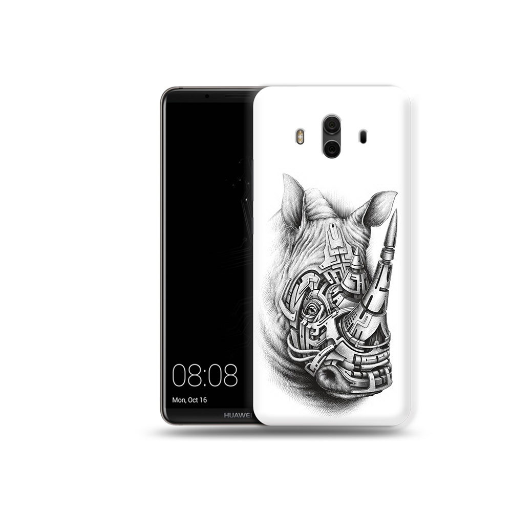 Чехол MyPads Tocco для Huawei Mate 10 стальной носорог (PT88364.53.620)